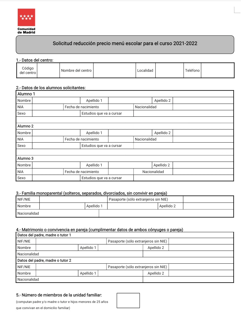 Imagen Post Precio reducido comedor escolar curso 2021/2022